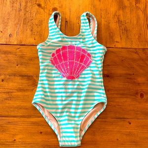 Shade Critters • Sequin Shell Swimsuit • Size 6 • NWT